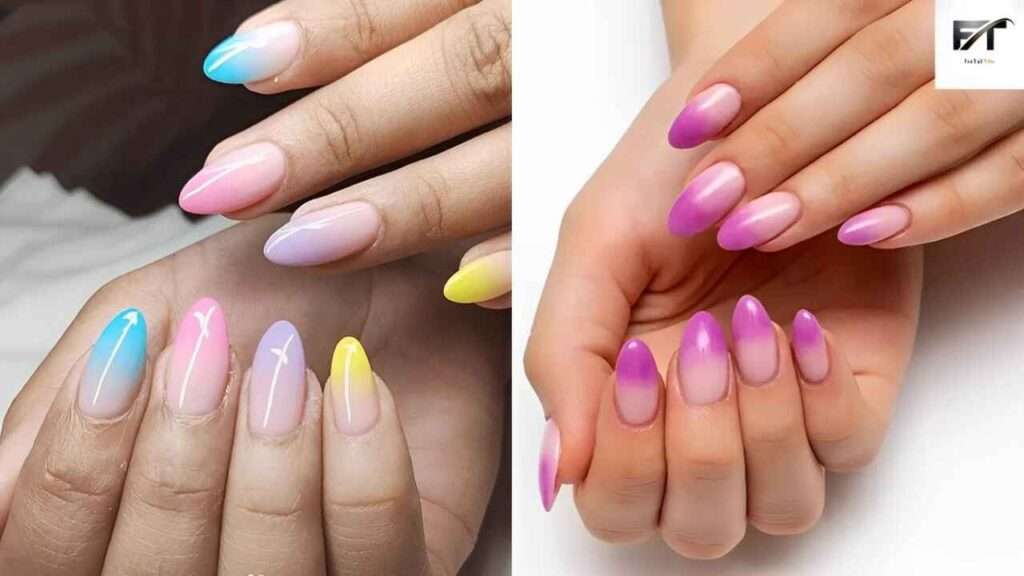 10 Stunning Flower Nail Designs for Spring and Beyond - Ombré Effect